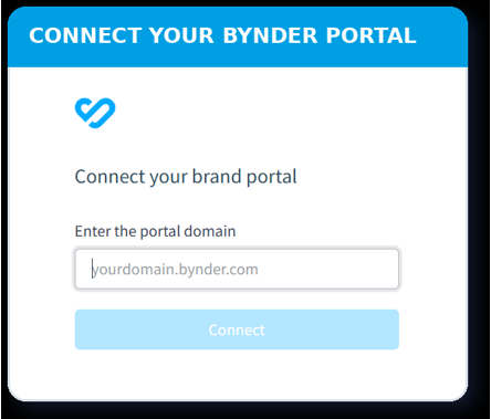 CONNECT YOUR BYNDER PORTAL