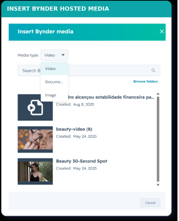 CONNECT YOUR BYNDER PORTAL