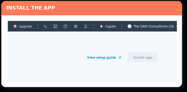 Install the app